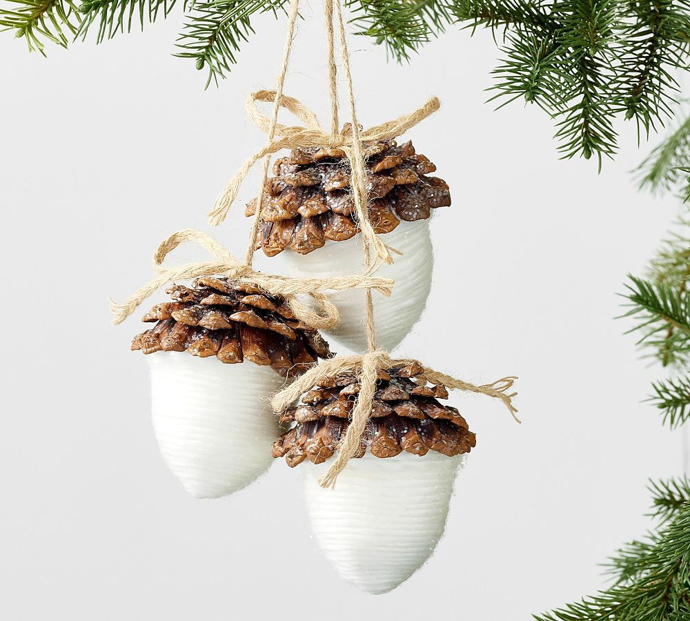 Handcrafted Acorn Cluster Ornament | Pottery Barn (US)