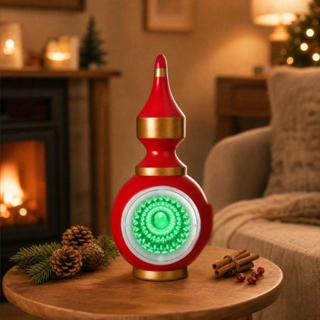 Christmas 7.87" Blow Mold Reflector, Red | Walmart (US)