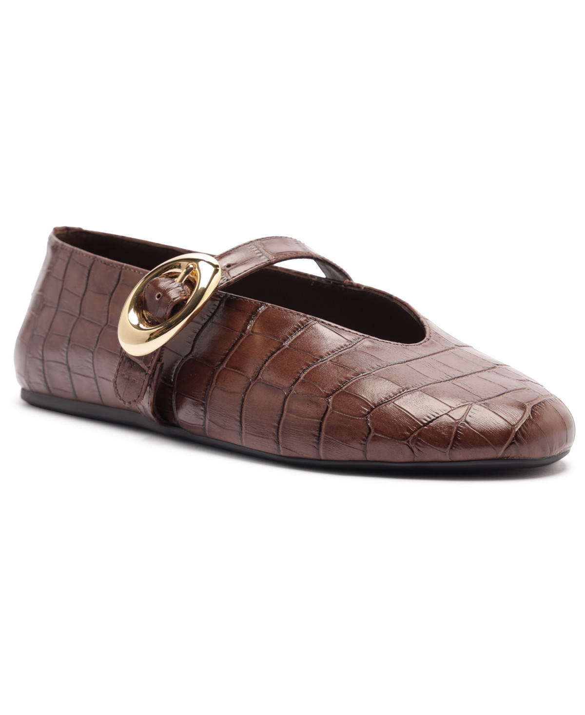 Arezzo Women's Erica Round Toe Ballet Flats - Hot Brandy | Macy's