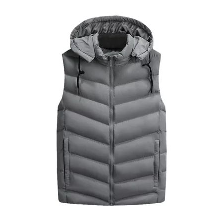 Shakumy plus Size Mens Clothes Men s Autumn And Winter Warm Coat Vest Solid Color Sleeveless Vest Lo | Walmart (US)