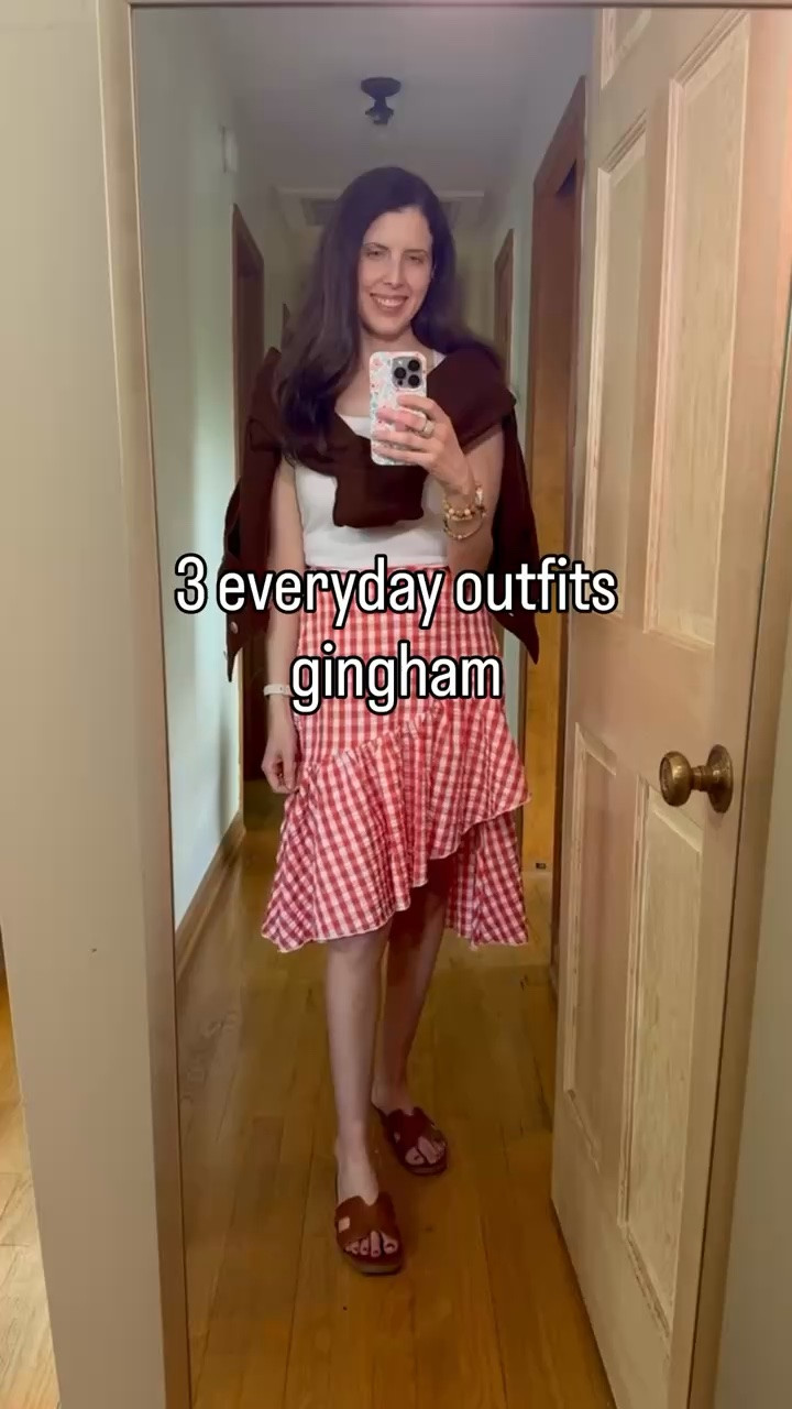 3 everyday outfits gingham addition ❤️

#LTKootd #LTKgrwm #LTKSeasonal