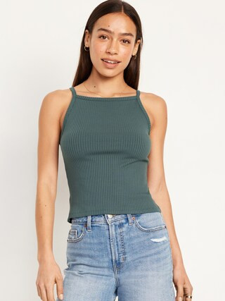 Rib-Knit Cami Tank Top | Old Navy (US)