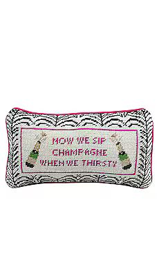 Furbish Studio Champagne Needlepoint Pillow from Revolve.com | Revolve Clothing (Global)