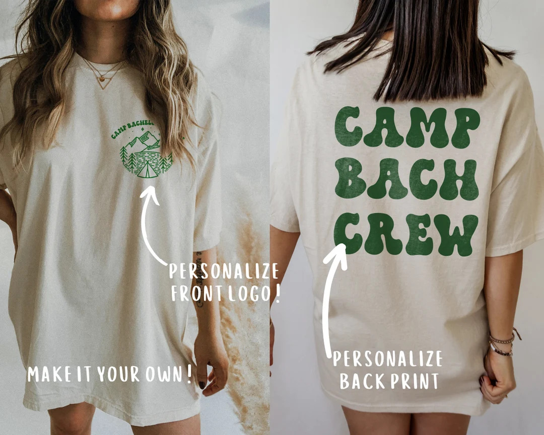 Custom Camp Bachelorette Shirts Bachelorette Party Shirts Camping Bachelorette Tees Lake Bachelor... | Etsy (US)