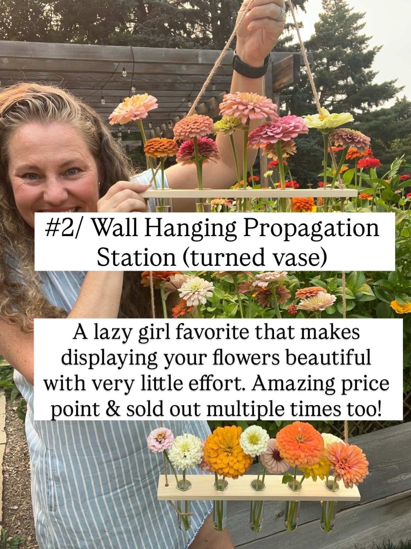 #2-Hanging Propagation station turned into a vase! 

#LTKGiftGuide #LTKHome #LTKSaleAlert