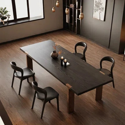 Ash wood dining table household solid wood | Wayfair North America