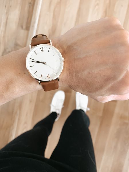 A great addition to a teacher outfit ~ 
I don’t always have my phone on me and love having this basic watch to reference the time ☕️ 

#LTKBacktoSchool #LTKSeasonal #LTKworkwear