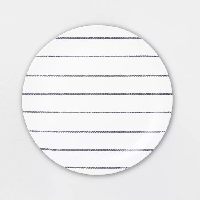 Melamine Gray Stripe Dinner Plate - Hearth & Hand™ with Magnolia | Target