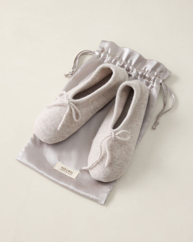 Cashmere Travel Slippers | Haven Well Within