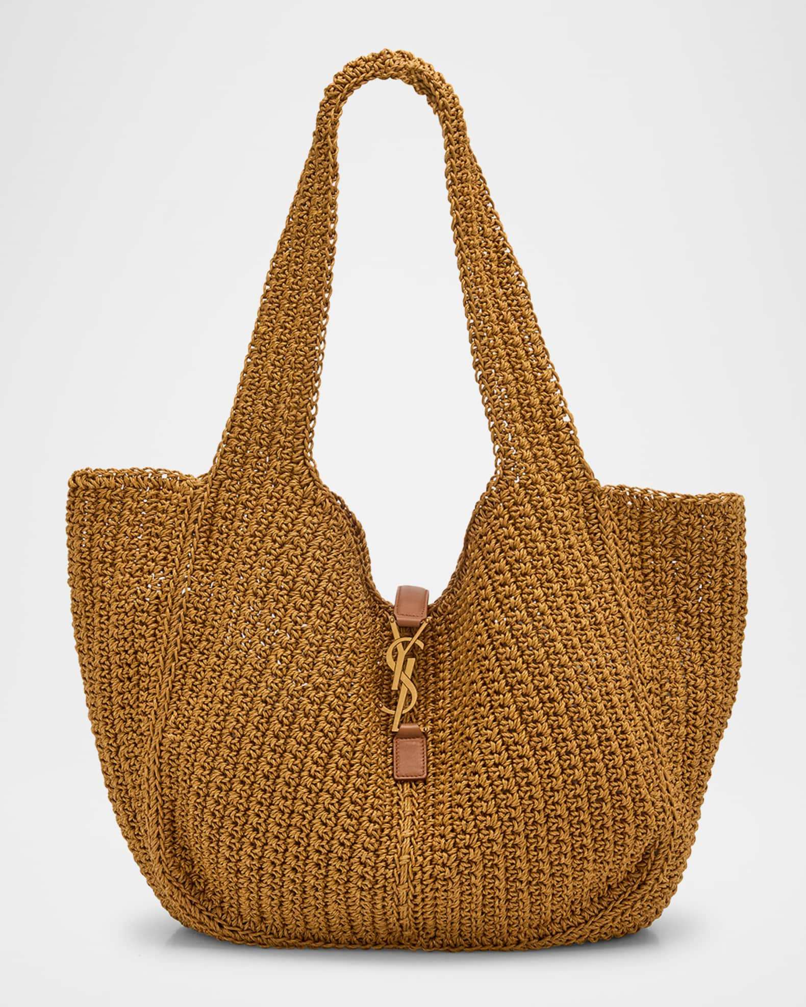 Bea YSL Tote Bag in Cord and Leather | Neiman Marcus