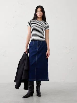 Ribbed T-Shirt | Banana Republic Factory