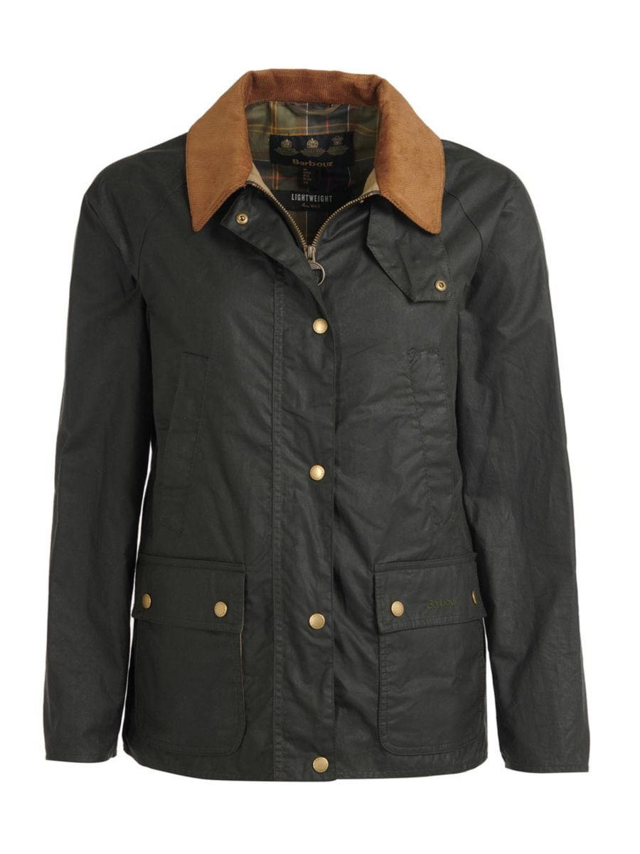 Barbour Lightweight Acorn Wax Jacket | Saks Fifth Avenue