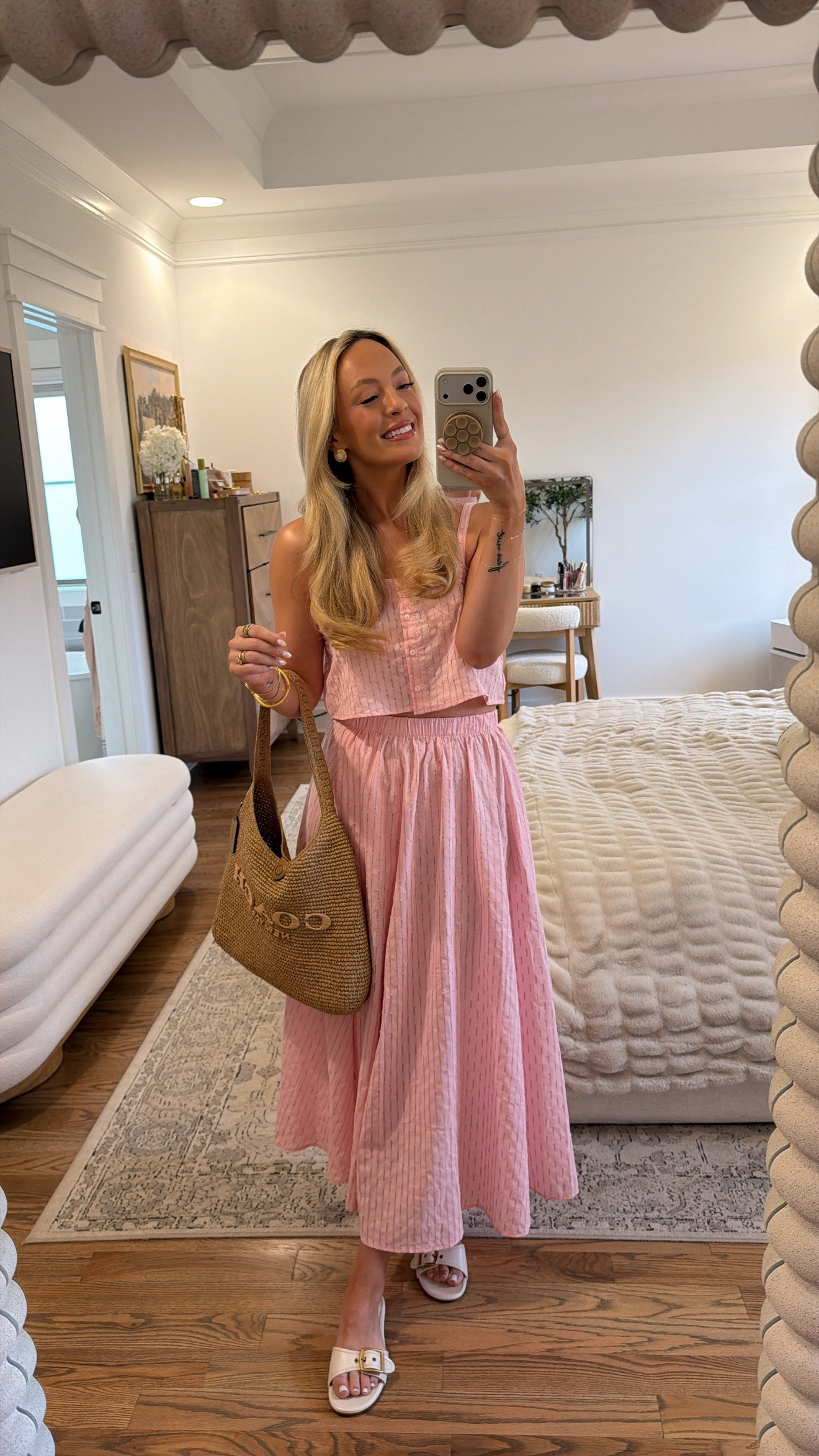 Adorable spring & summer set to style 🌸 also absolutely in love with this straw Coach bag- it’s the ideal size for everyday!!

#LTKootd #LTKSeasonal #LTKdayinmylife