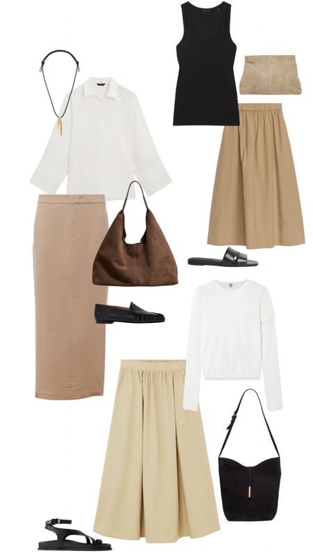 Beige Skirt outfit ideas | beige skirt | Massimo Dutti | workwear outfit | work outfit | casual outfit | H&M | 

#LTKworkwear #LTKstyletip #LTKeurope