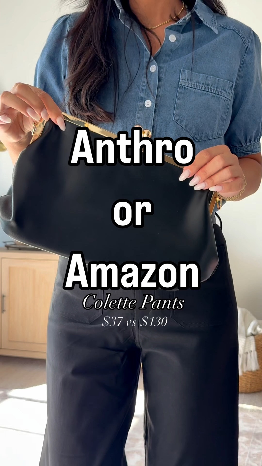 If you want the perfect pant for mom life, travel, errands, AND looking cute... you need these. The BEST Anthro Colette look for much less- under $40 versus $138

I may even prefer these ones more I am 5’10 and wearing my true size 27
#casualstyle #amazonfashion #Itkunder50 #Itkfashion