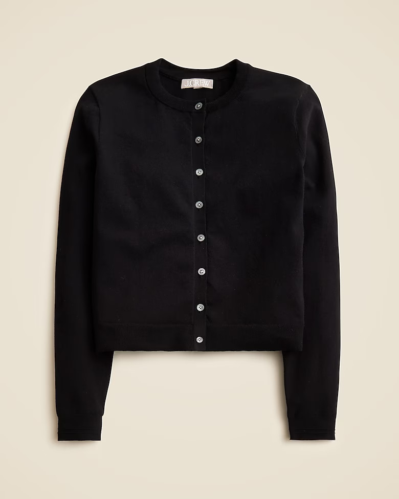 New Jackie cardigan in premium ultra-fine cotton blend | J. Crew US