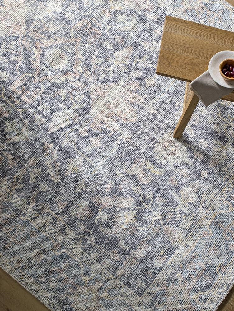 Surya Our PNW Home x Olympic Updated Traditional Area Rug, 6'7" x 9', Navy | Amazon (US)