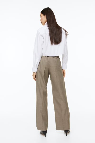 Wool-blend tailored trousers | H&M (UK, MY, IN, SG, PH, TW, HK)