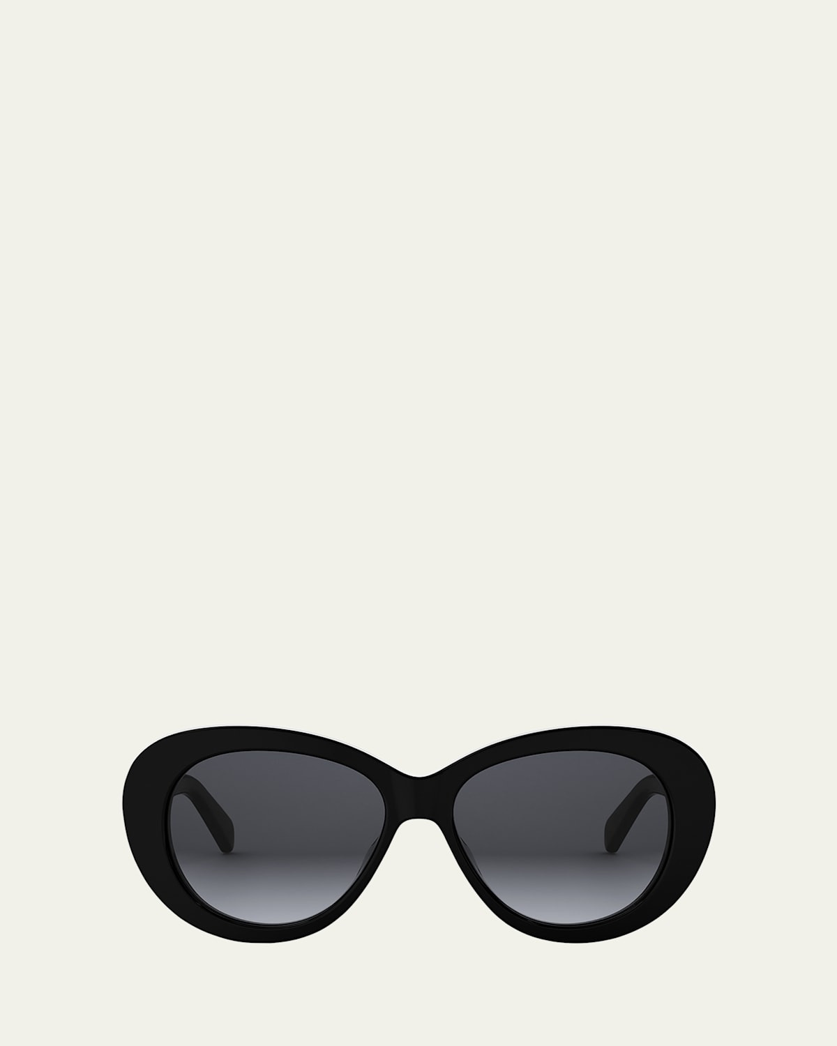 Triomphe Logo Oval Acetate Sunglasses | Bergdorf Goodman