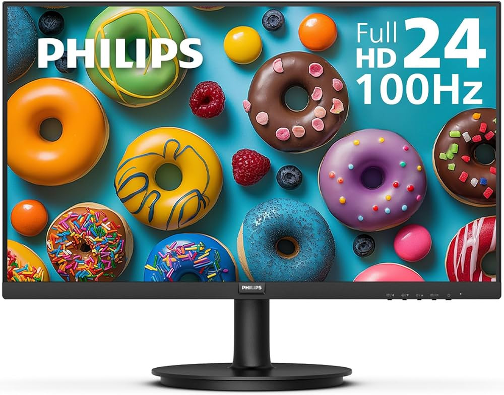 PHILIPS 24 inch Frameless Full HD (1920 x 1080) 100Hz Monitor, VESA, HDMI x1, VGA Port x1, Eye Ca... | Amazon (US)