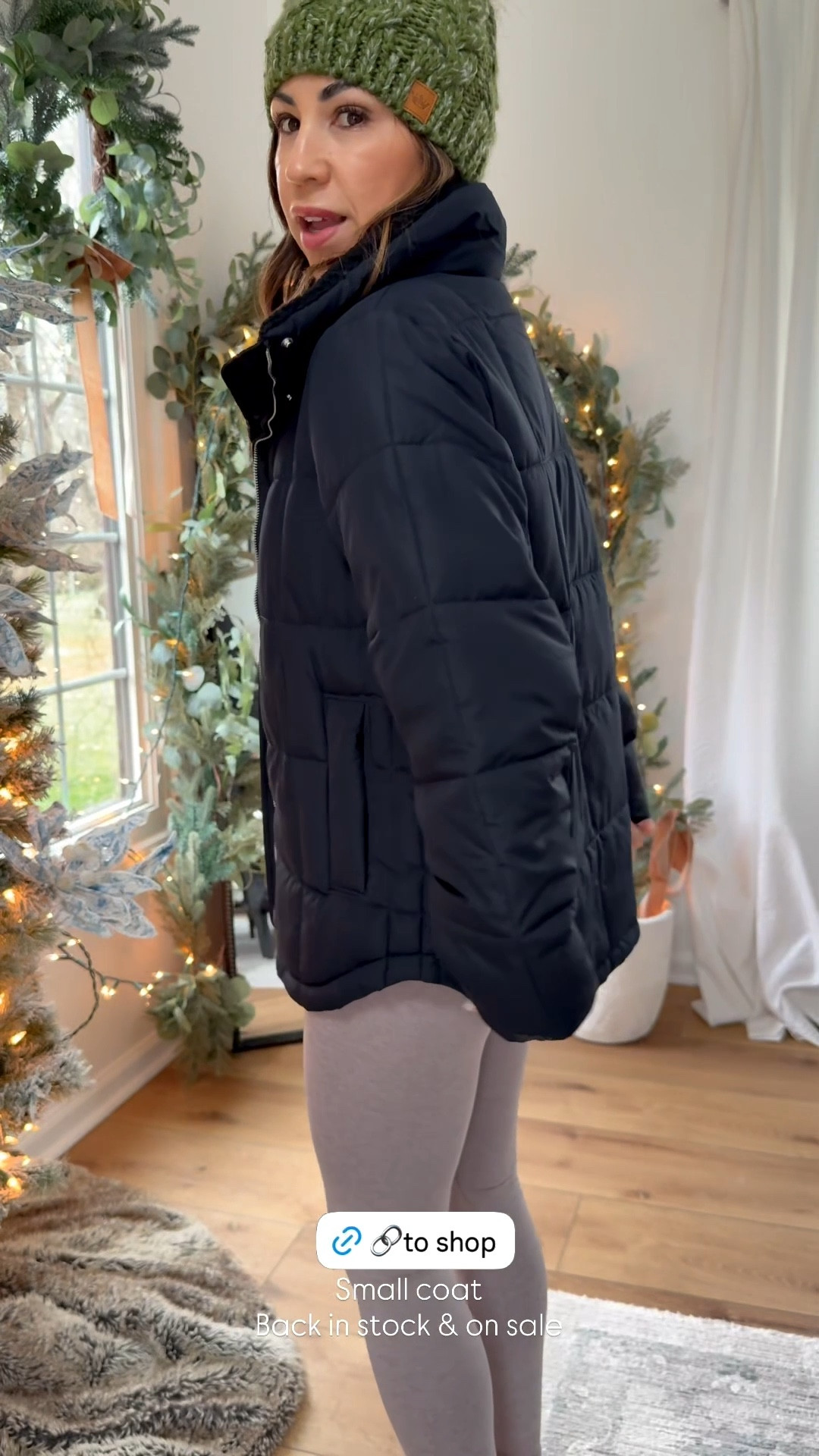 Small winter coat, small top, small drawstring leggings. Abercrombie coat. Quilted coat, puffer coat.

#LTKOver40 #LTKSaleAlert #LTKFindsUnder50