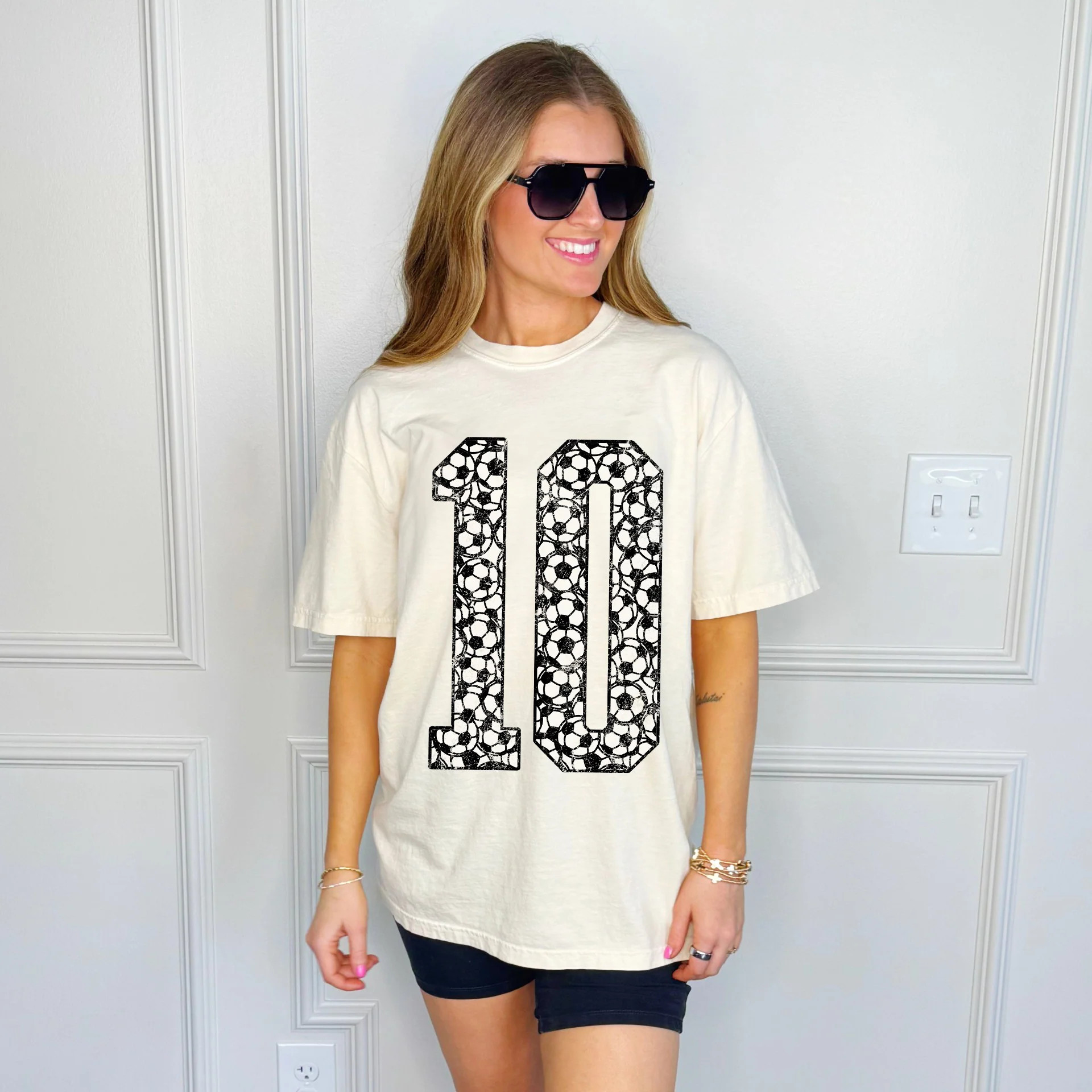 Custom Soccer Number Tee | Poppy & Pine