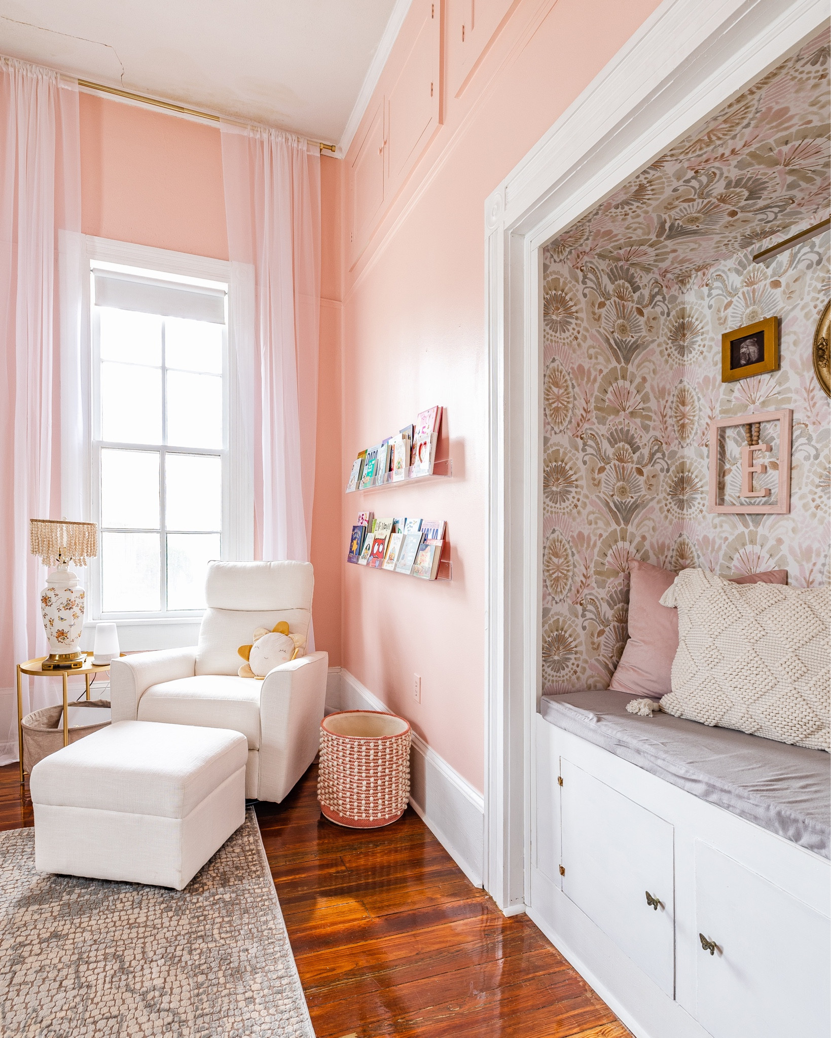 Baby girl nursery decor