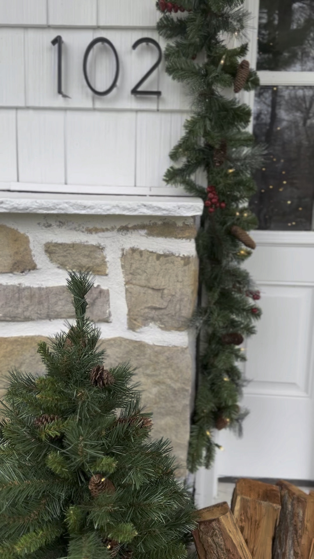 Holiday Front  Porch Decor

#frontporch #christmasporch #christmasdecor #porch #porchdecor #doormat #christmasdoor #holidaydecor #holidaydecorating #holidayideas #curbappeal #doordecor #holidaydoor #wreath #garland #pinetrees #holidaydoor #frontdoordecor #lightedtrees #lightedgarland #lightedwreath #holidaybells #hangingbells


#LTKhome #LTKSeasonal #LTKsalealert