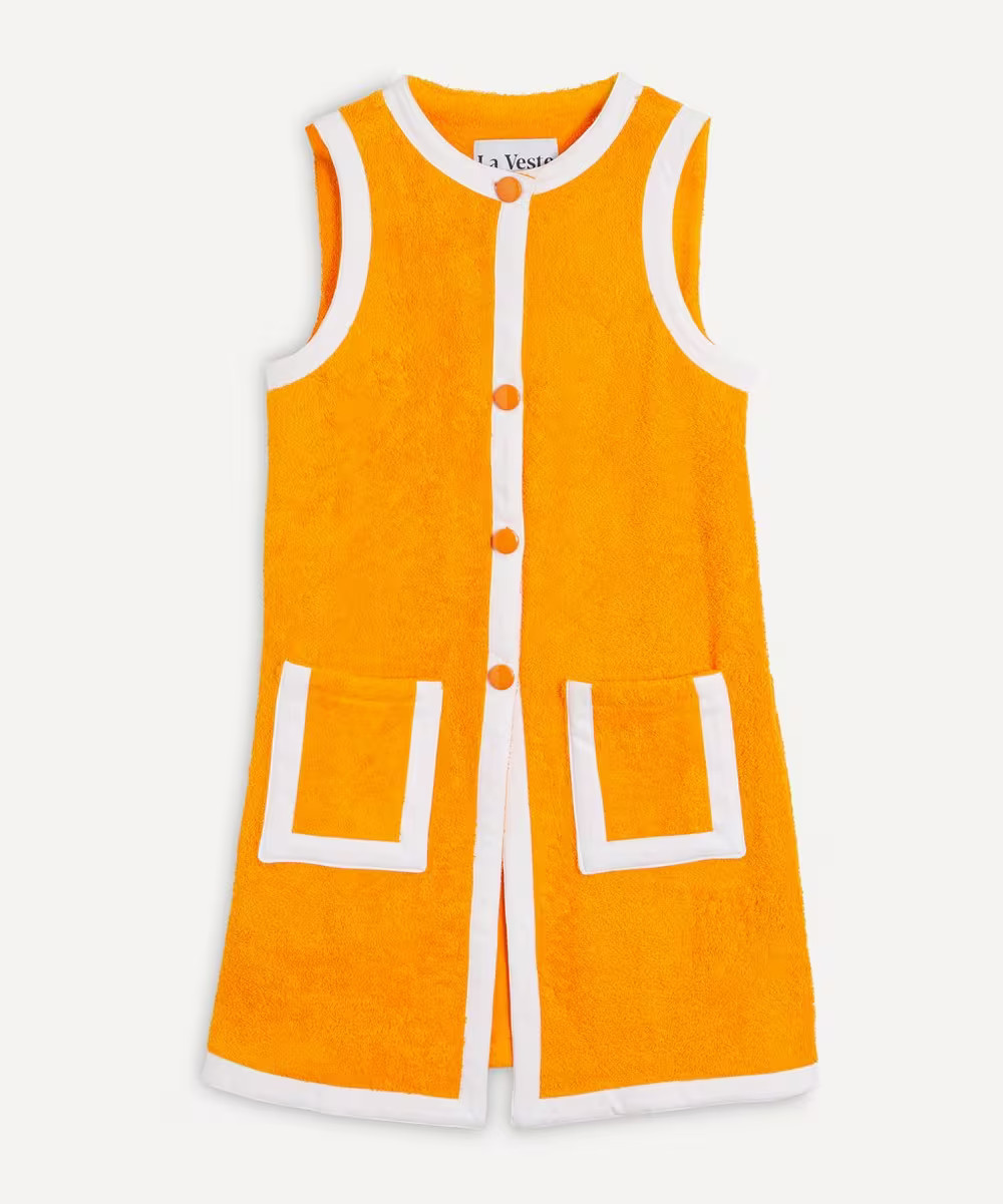 Buttoned Mini Towel Dress | Liberty London (UK)