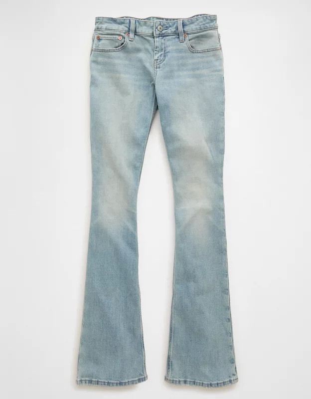 AE Stretch Super Low-Rise Kick Bootcut Jean | American Eagle Outfitters (US & CA)