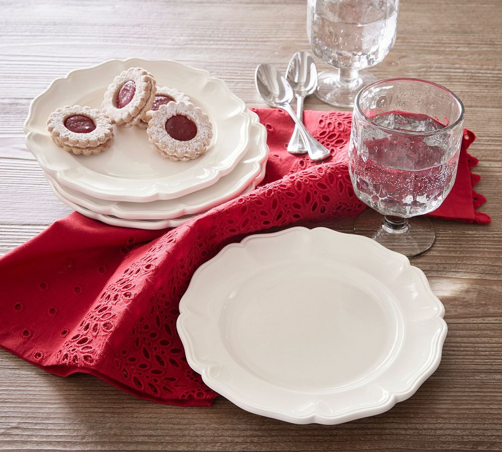 Heirloom Scalloped Bread Plates | Pottery Barn (US)