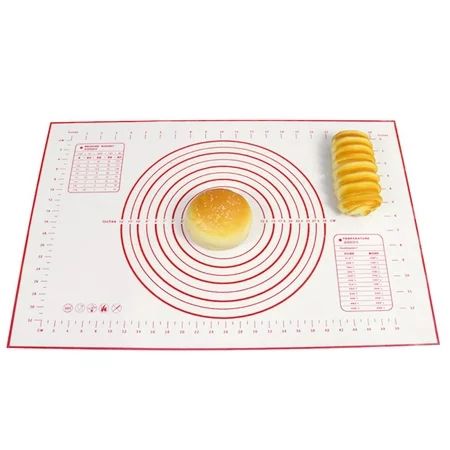 Extra Large Silicone Pastry Mat Non Stick Baking Mat with Measurement Fondant Mat | Walmart (US)