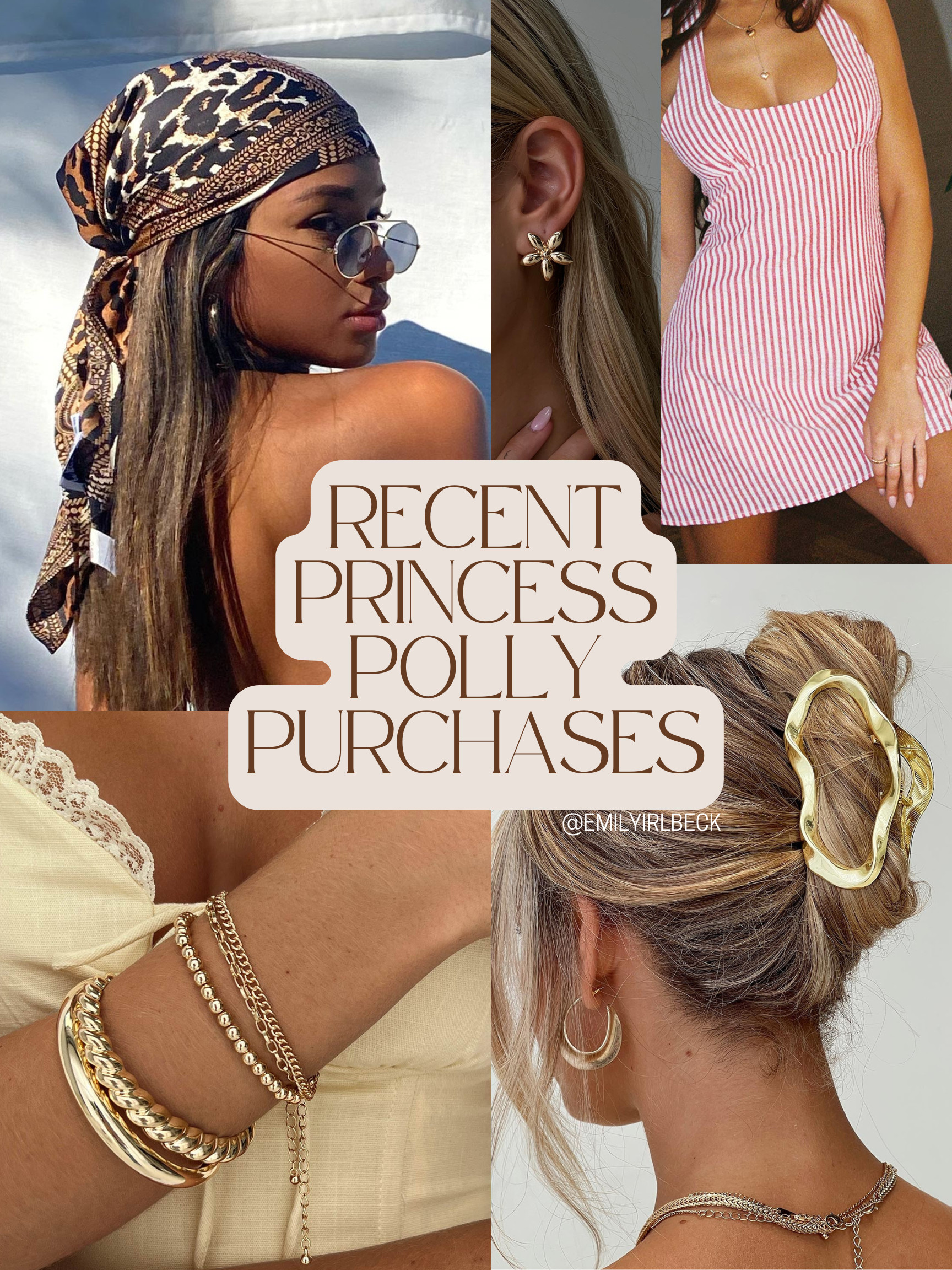 recent princess polly purchases! 

 #LTKFindsUnder50 #LTKStyleTip #LTKBeauty
