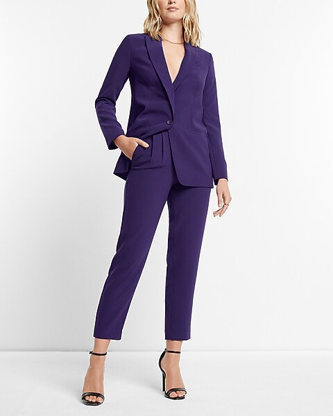 One Button Boyfriend Blazer | Express