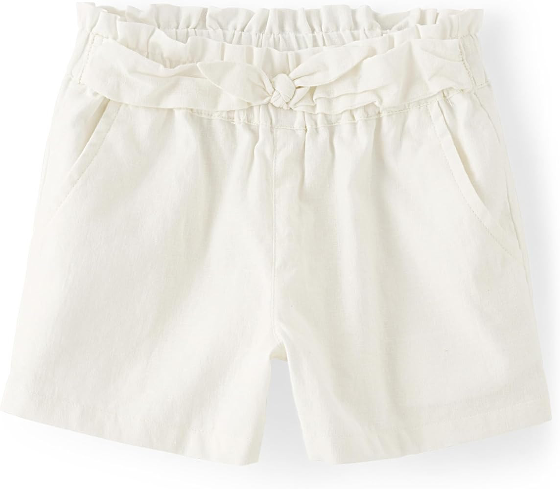 Gymboree Baby Boys' and Toddler Tie Front Linen Shorts | Amazon (US)
