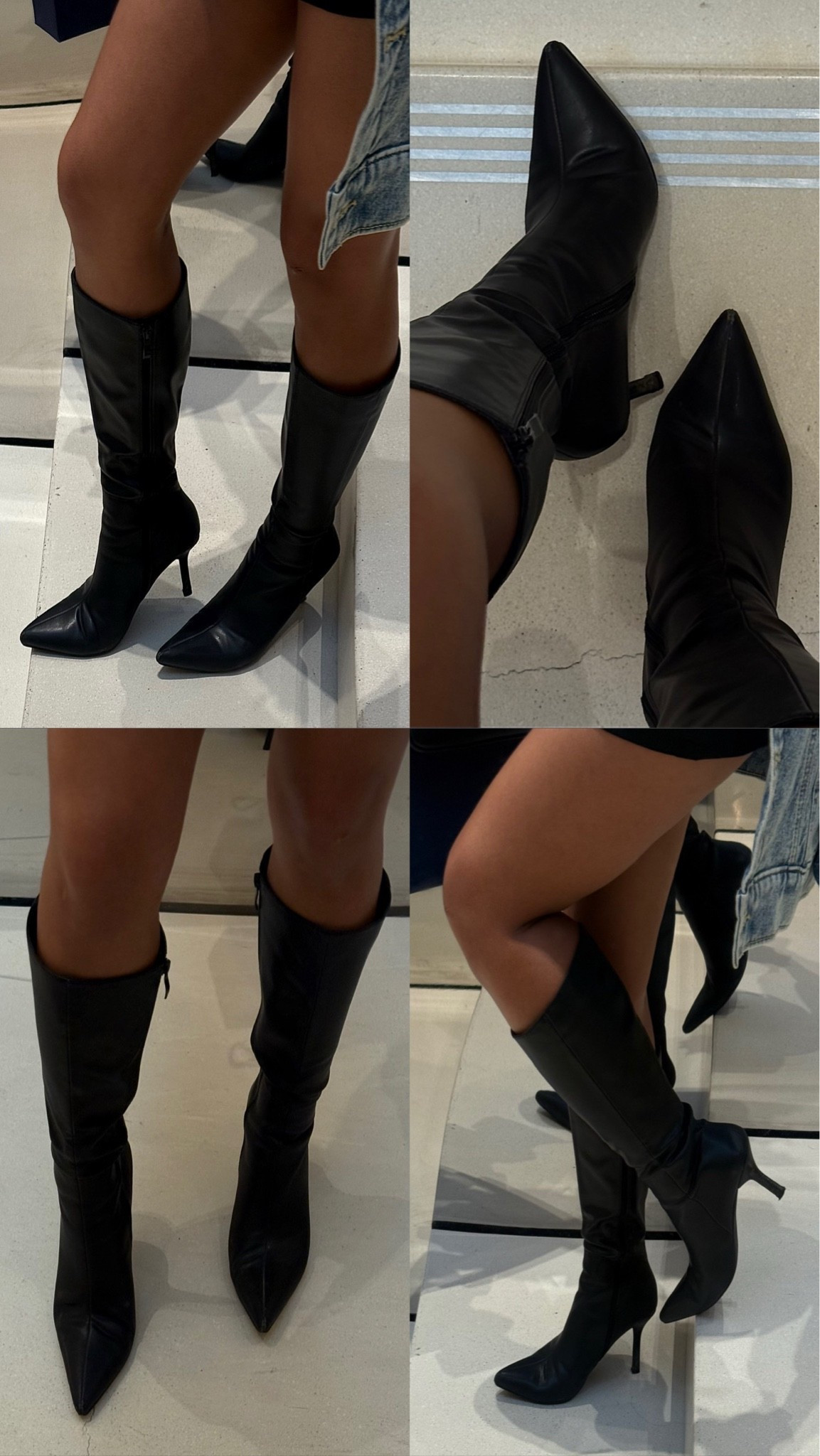 ✨ Obsessed with this summer look featuring the cutest black knee high boots from Princess Polly! @Princess Polly US  These statement boots instantly elevate a simple outfit and are surprisingly perfect for warm weather.
Styled with a mini dress / denim shorts + flowy skirt for that edgy-but-feminine vibe. Perfect for festivals, date nights, girls’ nights, or vacation dinners.

Details:
•  Black Thigh High Boots: Princess Polly
•  Perfect for: Summer outfits, festival style, edgy summer fashion
#ThighHighBoots #BlackBoots #PrincessPolly #SummerOutfit #SummerFashion #OverTheKneeBoots #FestivalOutfit #OOTD #LTKStyle #LTKShoes #EdgySummerLook

#LTKSeasonal #LTKootd #LTKPetite