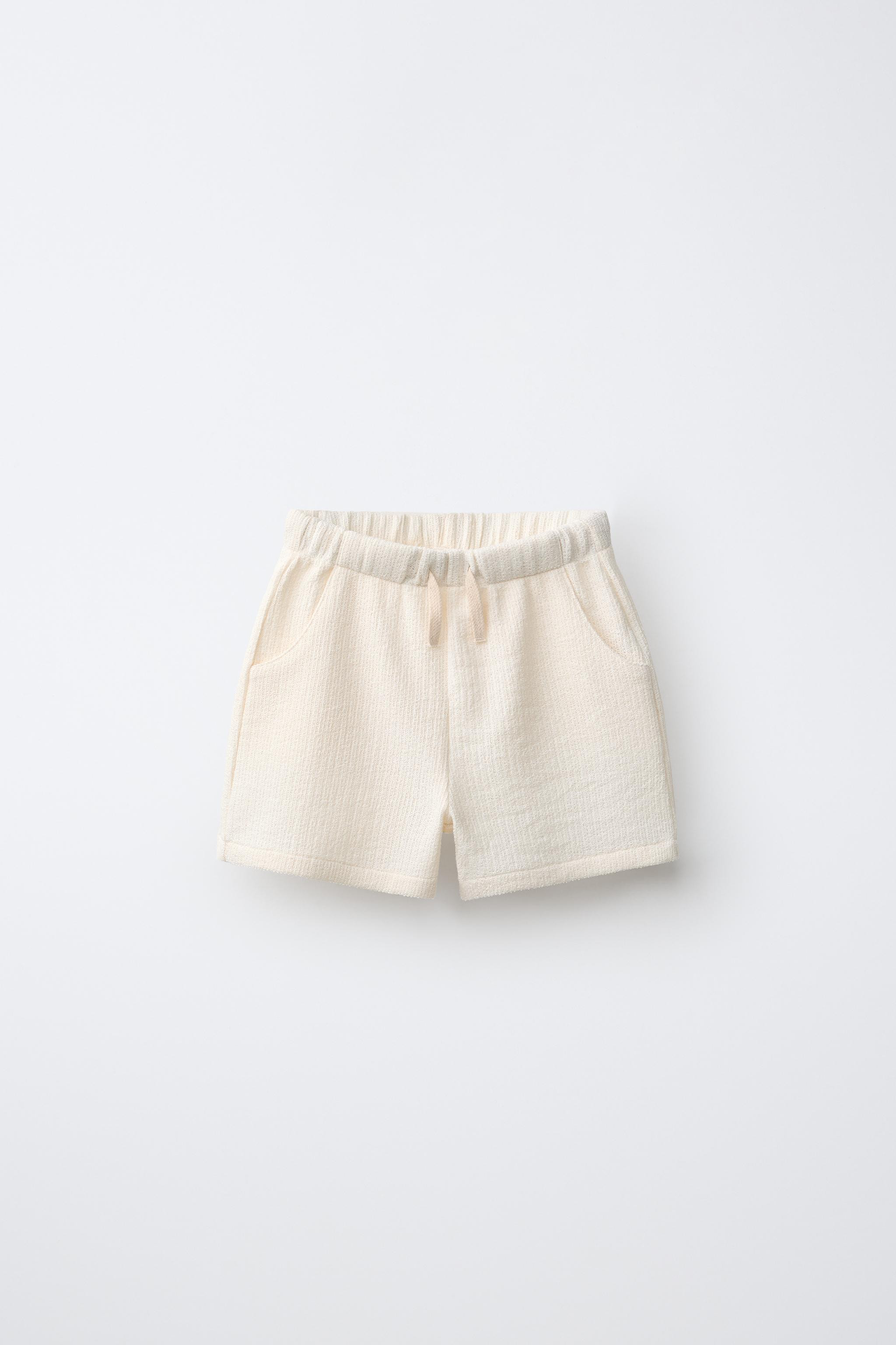 COMFORT TEXTURED BERMUDA SHORTS | Zara UK