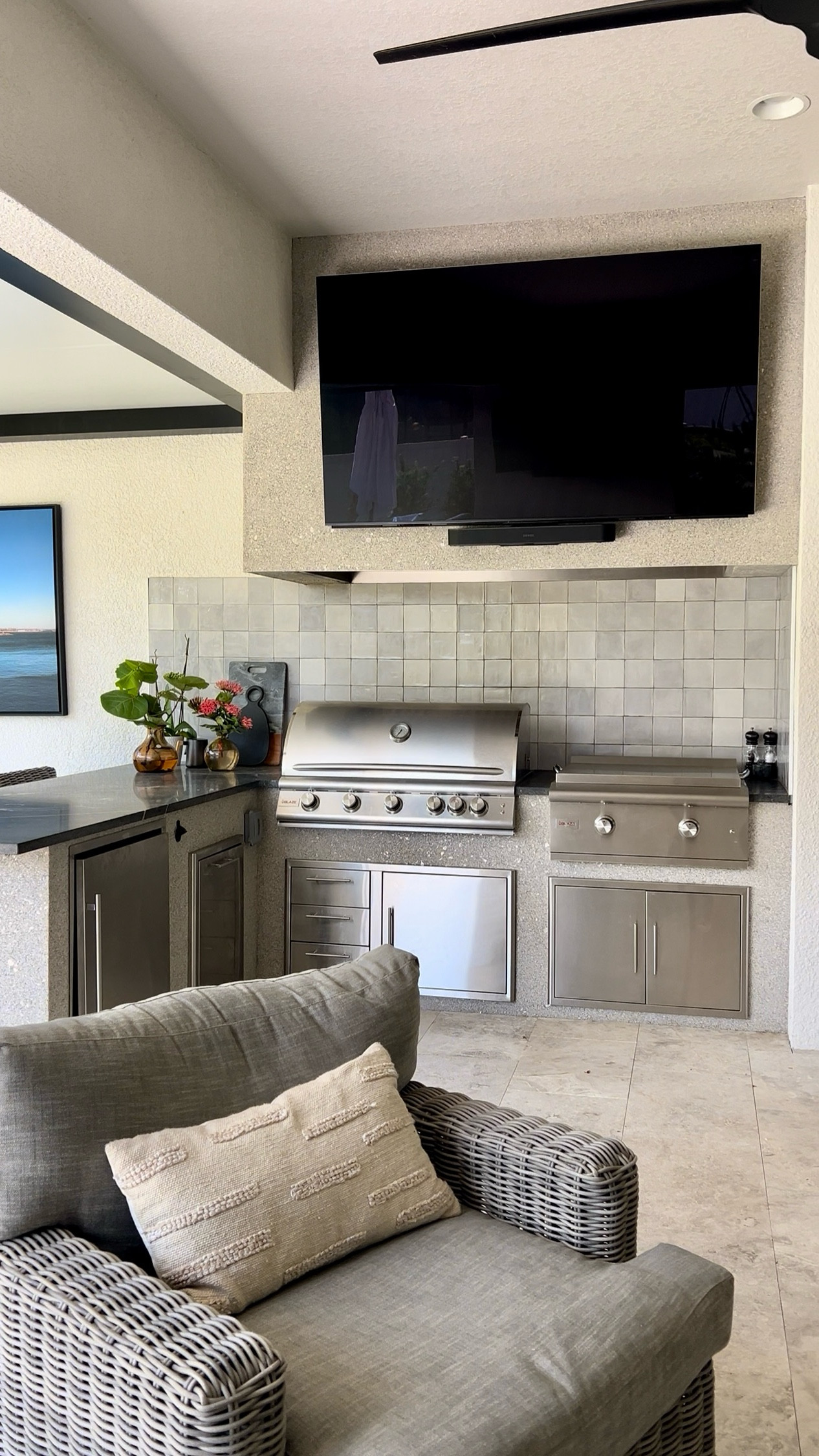 Building this outdoor kitchen was easily one of my best decisions- we use it nonstop in the summer! ☀️🔥

#LTKU #LTKHome #LTKFindsUnder100