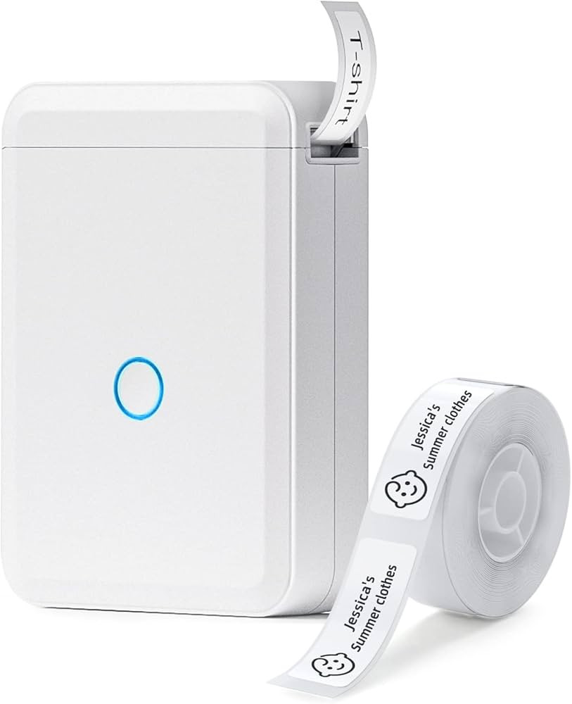 NIIMBOT D110 Thermal Label Makers with 1 Roll Tape, Portable Mini Wireless Bluetooth Sticker Prin... | Amazon (US)