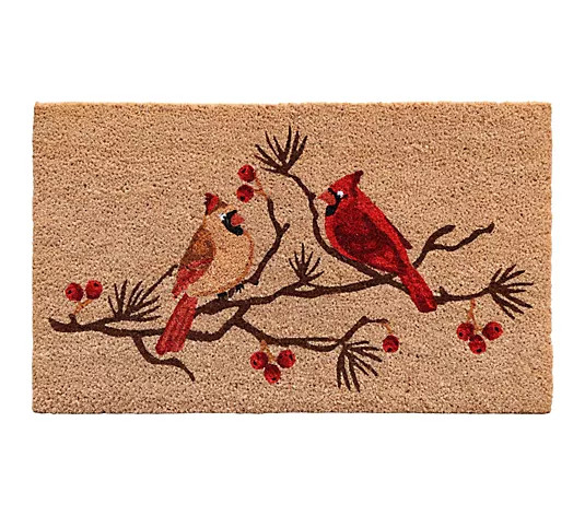 Temp-tations Holiday 18" x 30" Coir Door Mat - QVC.com | QVC