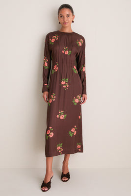 Hampden Harvest Satin Arlette Dress | Tuckernuck (US)