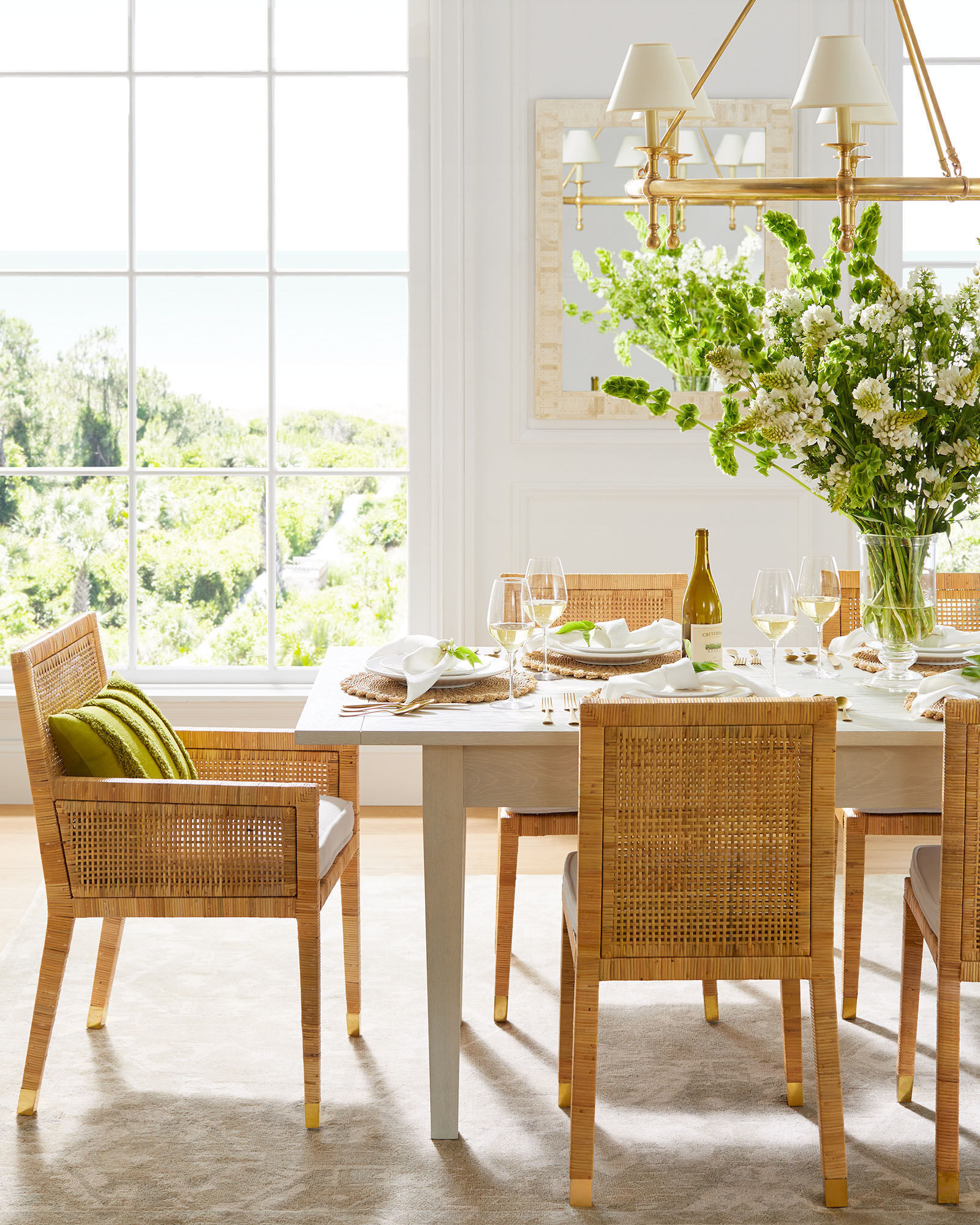 Balboa Rattan Armchair - Natural | Serena and Lily