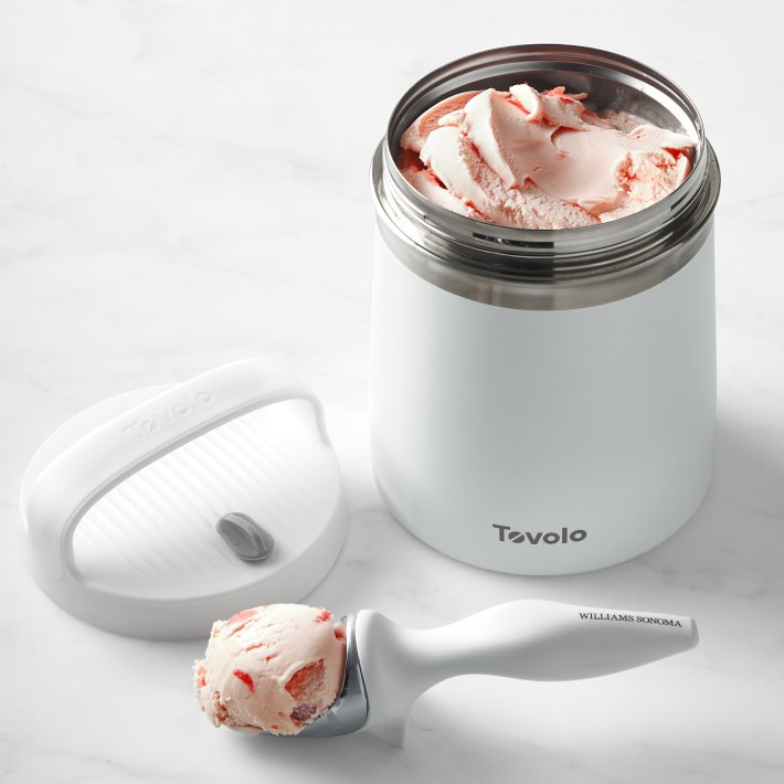 Tovolo Stainless-Steel Ice Cream Storage Container & Williams Sonoma Tilt Up Scoop | Williams-Sonoma