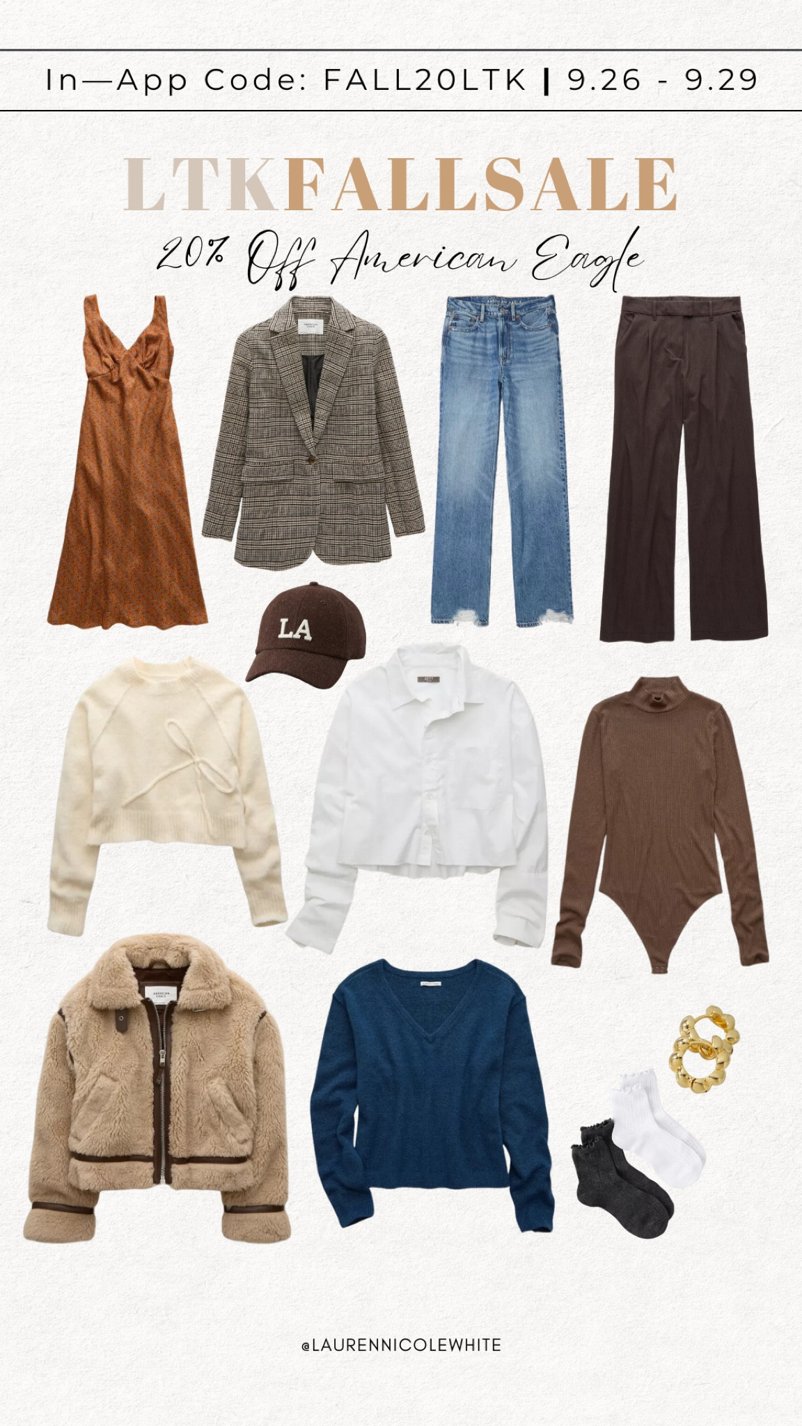 20% off American Eagle with code FALL20LTK

#LTKFallSale #LTKSeasonal #LTKSaleAlert