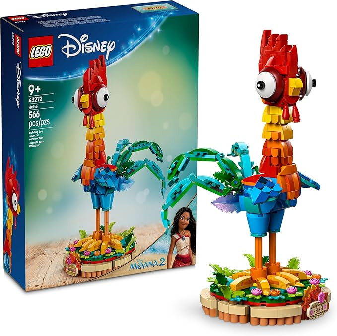LEGO Disney Moana 2 Heihei - Building Toy for Kids, Girls & Boys, Ages 9+ - Moana & Disney Toy fo... | Amazon (US)
