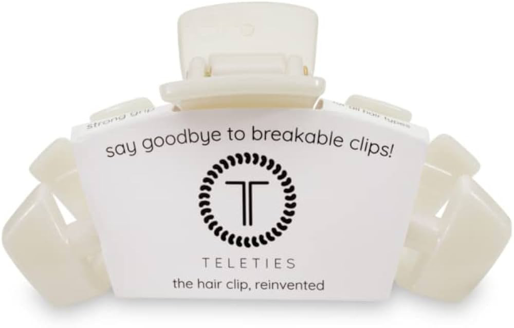 TELETIES - Medium Hair Clip - Spring Collection - Hair Claw Clips for Women - Strong Grip, Bendab... | Amazon (US)