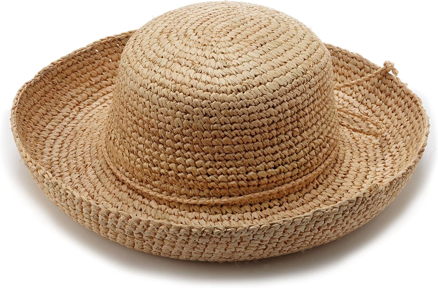 San Diego Hat Company Women's Crochet Raffia Hat | Amazon (US)
