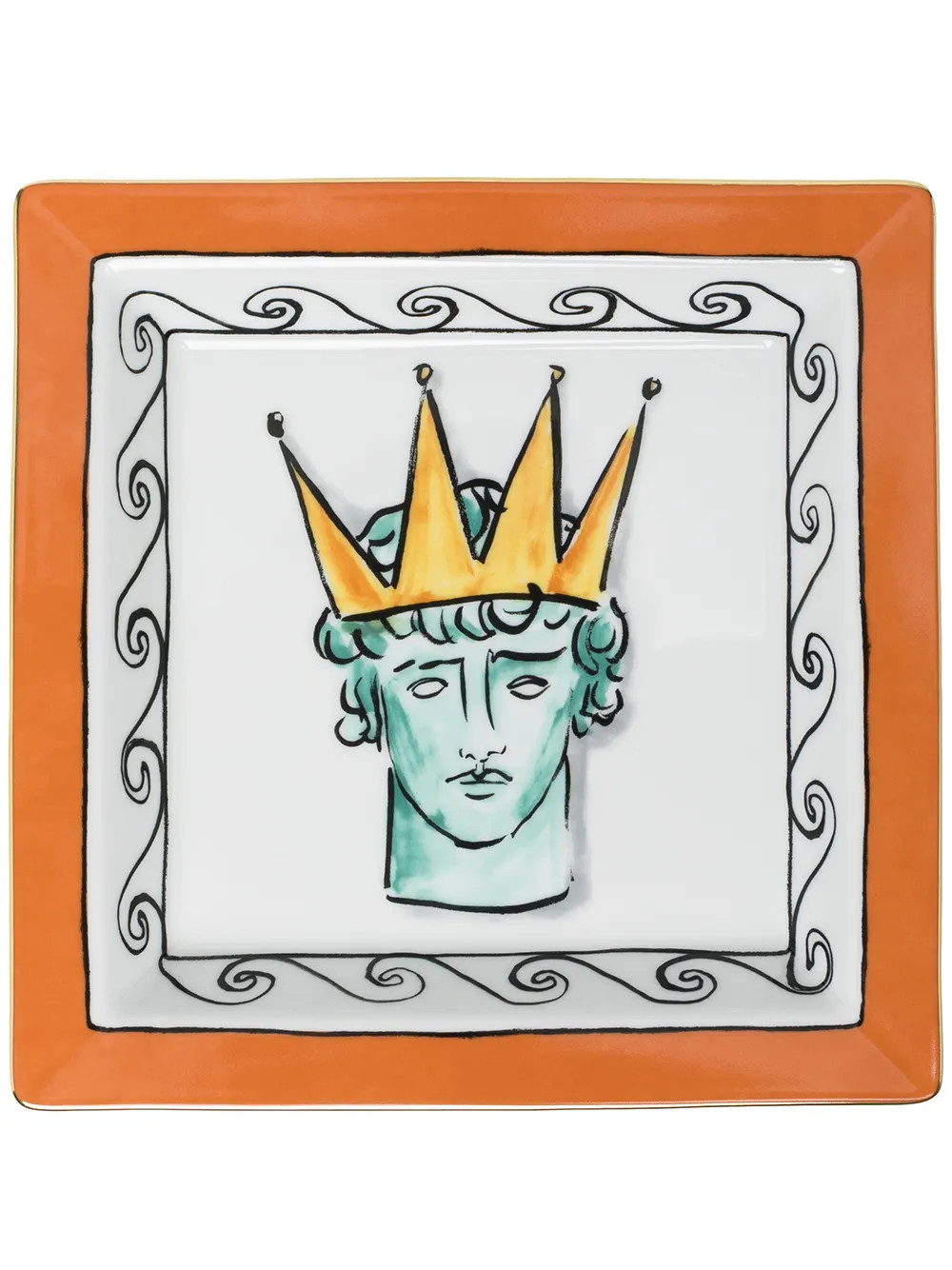 GINORI 1735 - Prato decorativo Neptune - unissex - porcelana - Tamanho único - Branco | Farfetch (BR)