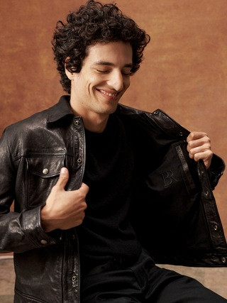 Alto Leather Trucker Jacket | Banana Republic (US)