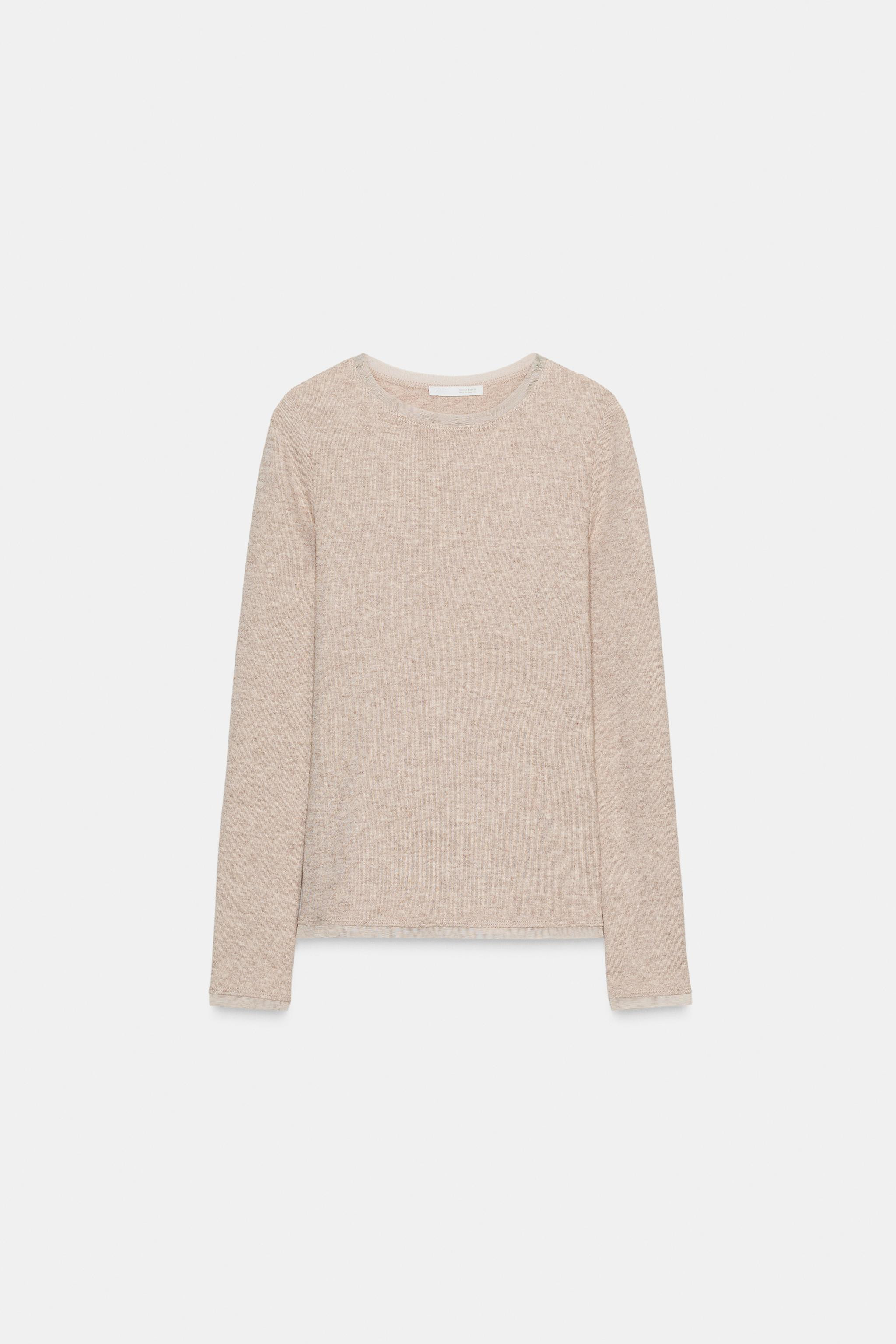 TULLE TRIM T-SHIRT | Zara US